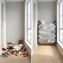 Organizador de zapatos 6 niveles cubiert  en Acero Inoxidable
