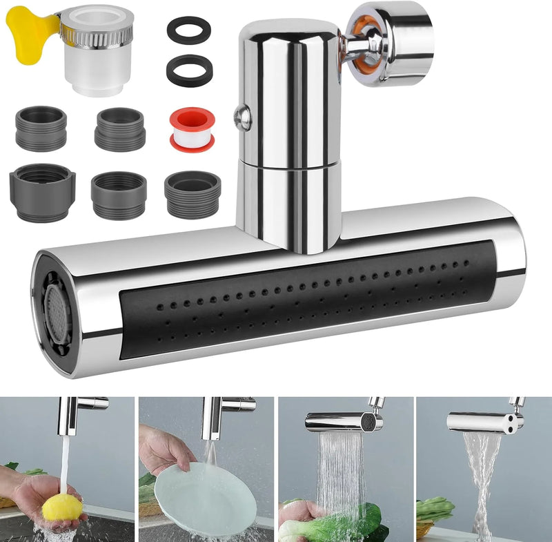 Extensor Ahorrador De Agua Grifo 360 4 en 1